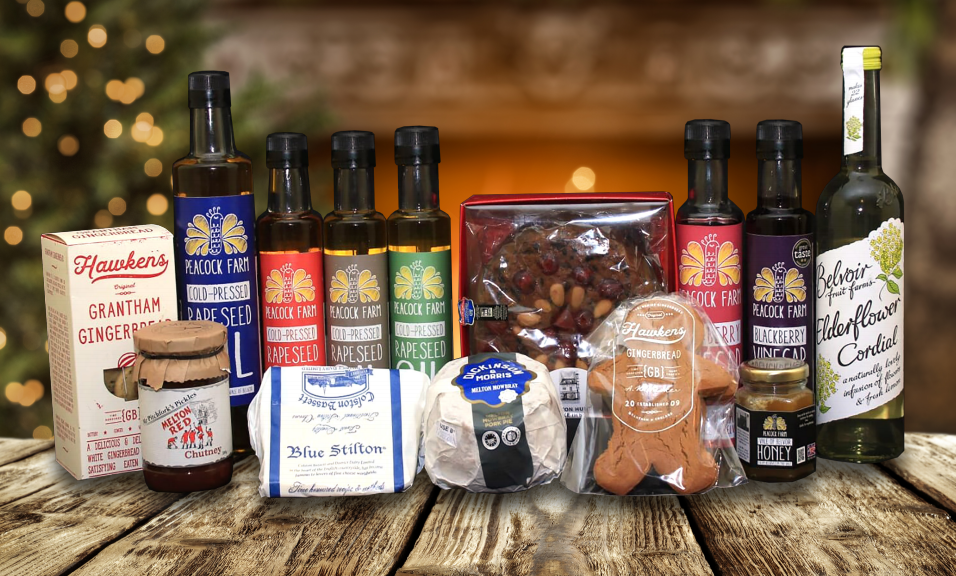 A hamper of local produce